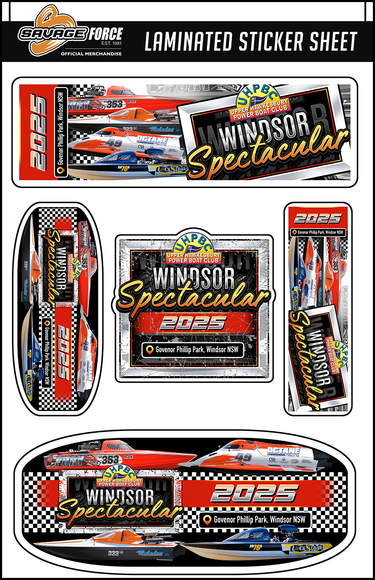 Windsor Spectacular 2025 Sticker Sheet